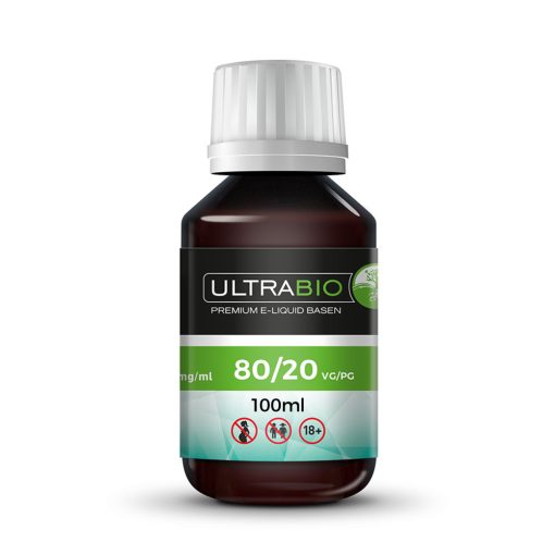Ultrabio 20PG/80VG 100ml nicotinfree base