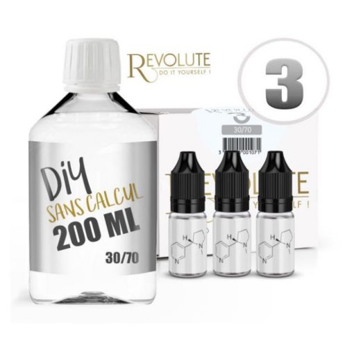 Revolute 30PG/70VG 3mg/ml 200ml nikotinos alapfolyadék