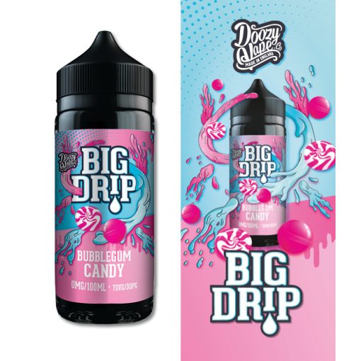 Big Drip Bubblegum Candy 100ml shortfill
