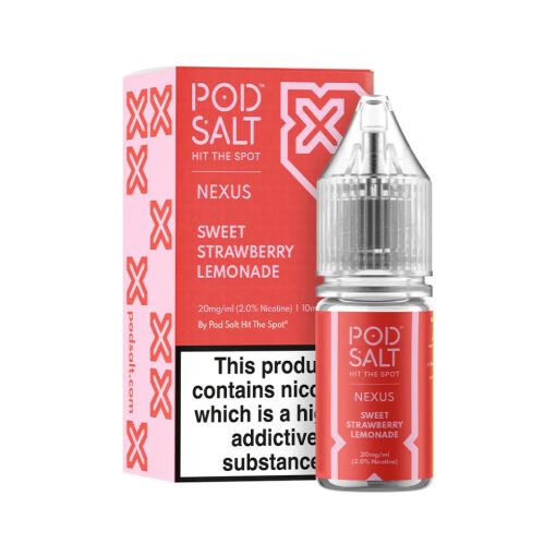 Pod Salt Nexus Sweet Strawberry Lemonade 10ml 20mg/ml nikotinsó
