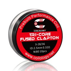Coilology Tri-Core Fused Clapton Ni80 0,32ohm (10pcs)