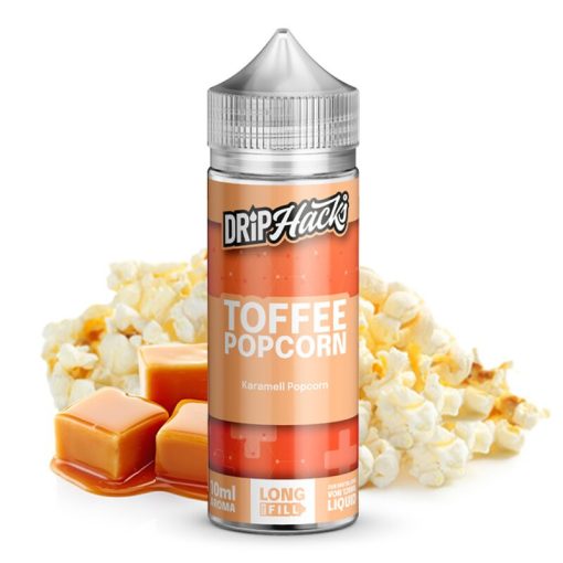 [Kifutott] Drip Hacks Toffee Popcorn 10ml aroma