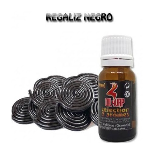 Oil4Vap Regaliz Negro 10ml aroma