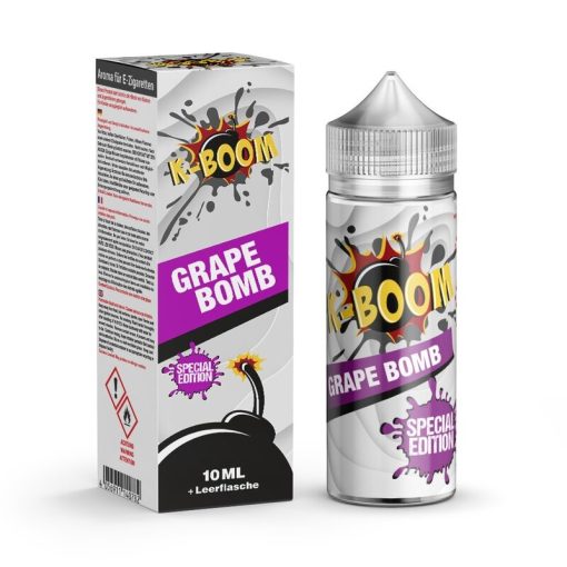 [Kifutott] K-Boom Grape Bomb 10ml aroma (Bottle in Bottle)