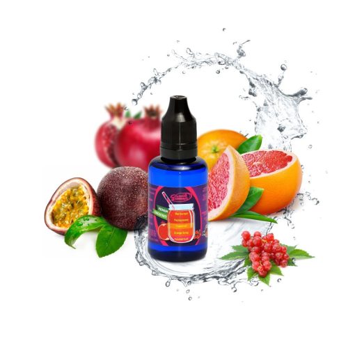 Big Mouth Passion fruit - orange syrup - grapefruit - pomegrante - red currant 30ml aroma