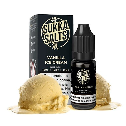 Sukka Salts Vanilla Ice Cream 10ml 10mg/ml nicsalt