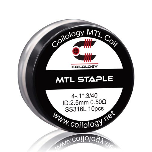 Coilology MTL Staple SS316L 0,50ohm (10db)
