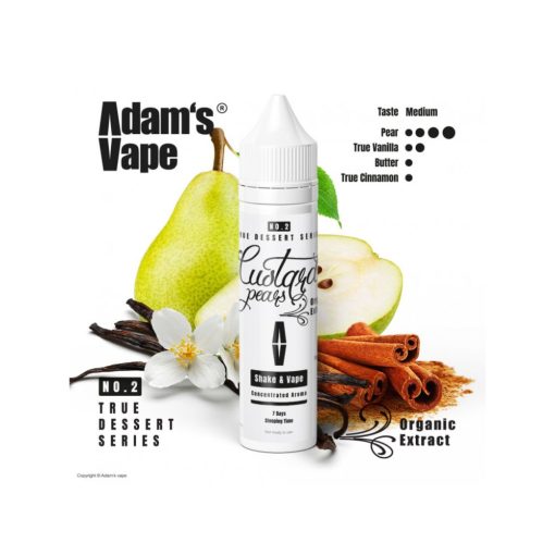 Adam's Vape Custard Pears 12ml aroma