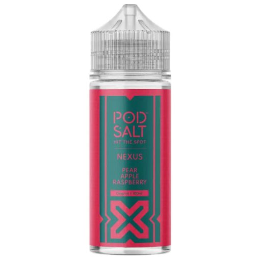 Pod Salt Nexus Pear Apple Raspberry 100ml shortfill