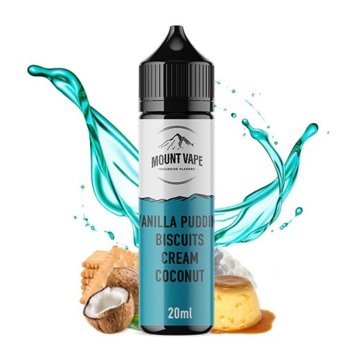 Mount Vape Vanilla Pudding Biscuits Cream Coconut 20ml aroma