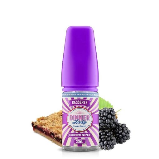 Dinner Lady Blackberry Crumble 0% Sucralose 30ml aroma