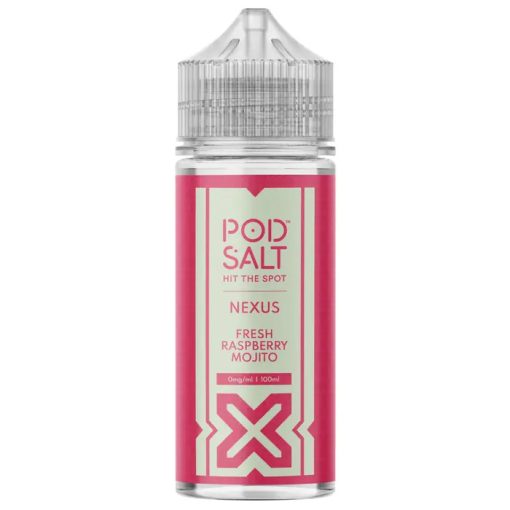 Pod Salt Nexus Fresh Raspberry Mojito 100ml shortfill