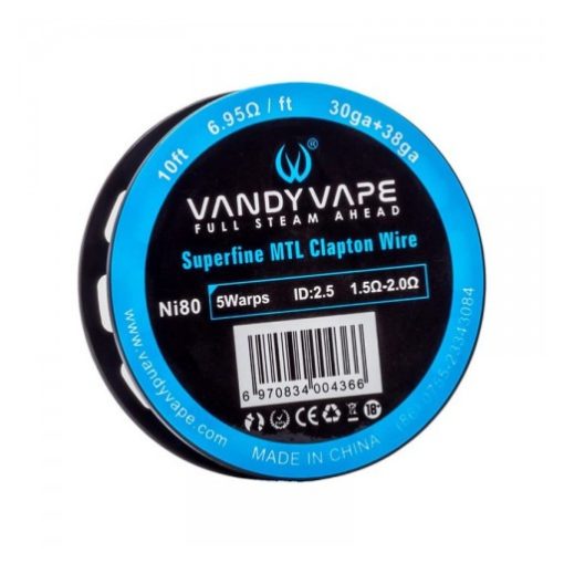 Vandy Vape Superfine MTL Clapton Wire Ni80 6,95ohm/ft