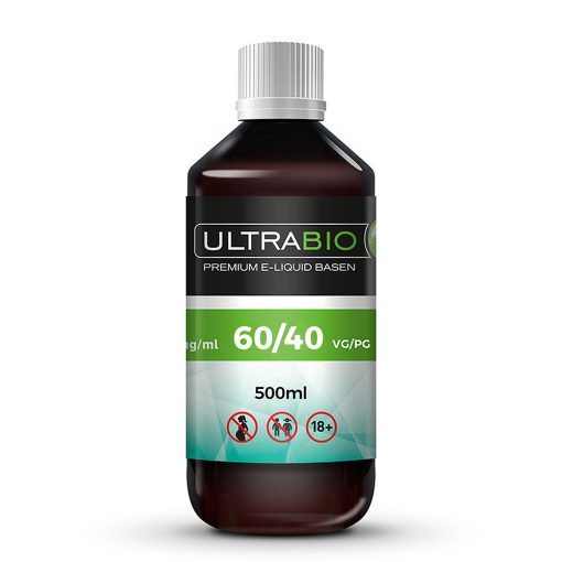 Ultrabio 40PG/60VG 500ml nikotinmentes alapfolyadék