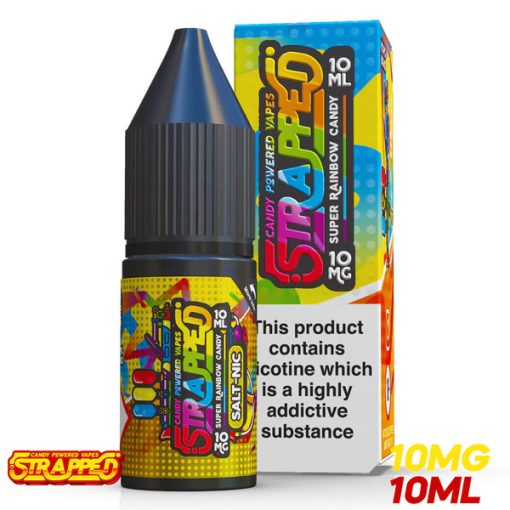 [Kifutott] Strapped Super Rainbow Candy 10ml 10mg/ml nikotinsó