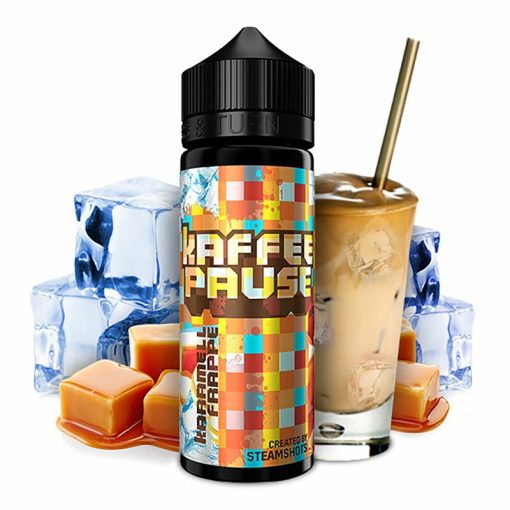[Kifutott] Kaffeepause Karamell Frappé Ice 20ml aroma