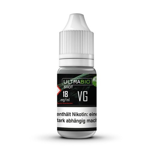 Ultrabio 0PG/100VG 10ml 18mg/ml nikotin booster