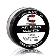 Coilology MTL Fused Clapton SS316L 0,64ohm (10db)
