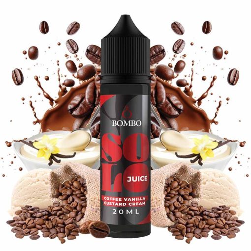 Bombo Solo Juice Coffee Vanilla Custard Cream 20ml aroma