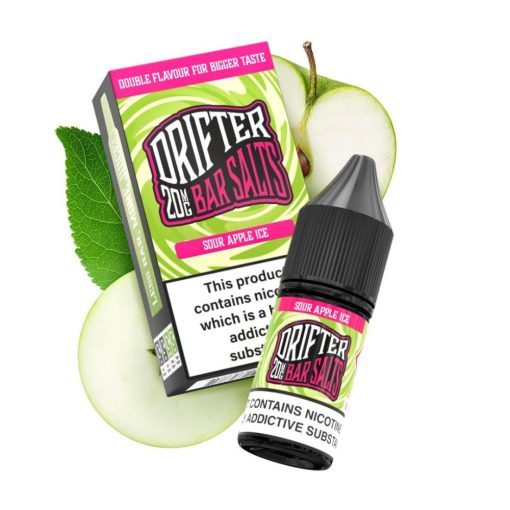 Juice Sauz Drifter Sour Apple Ice 10ml 20mg/ml nikotinsó