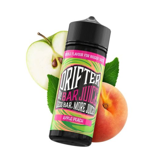 Juice Sauz Drifter Bar Juice Apple Peach 100ml shortfill