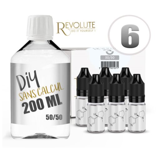 Revolute 50PG/50VG 6mg/ml 200ml nikotinos alapfolyadék
