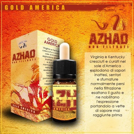 Azhad's Elixirs Gold America 10ml aroma