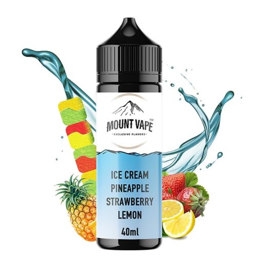Mount Vape Ice Cream Pineapple Strawberry Lemon 40ml aroma