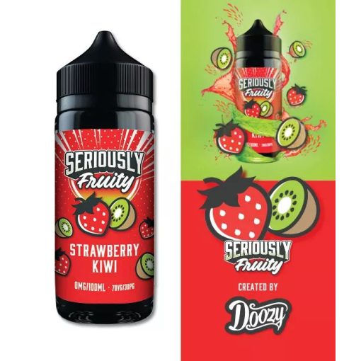 Doozy Vape Co Seriously Fruity Strawberry Kiwi 100ml shortfill