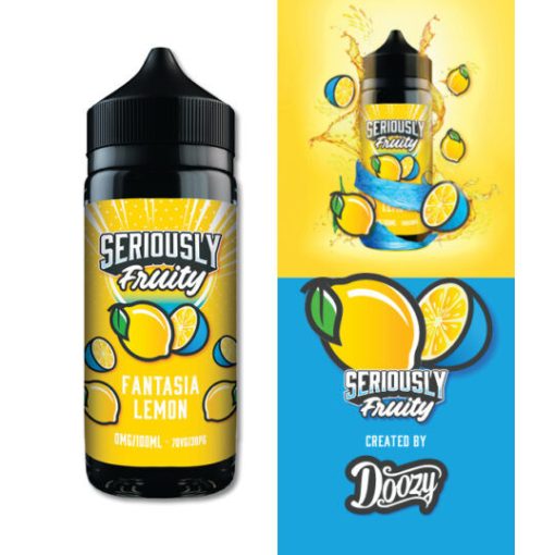 Doozy Vape Co Seriously Fruity Fantasia Lemon 100ml shortfill