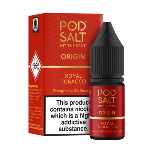 Pod Salt Origin Royal Tobacco 10ml 11mg/ml nicsalt