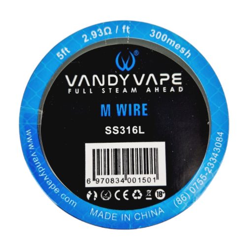 Vandy Vape SS316L Mesh Wire 300mesh 2,93ohm/ft wire