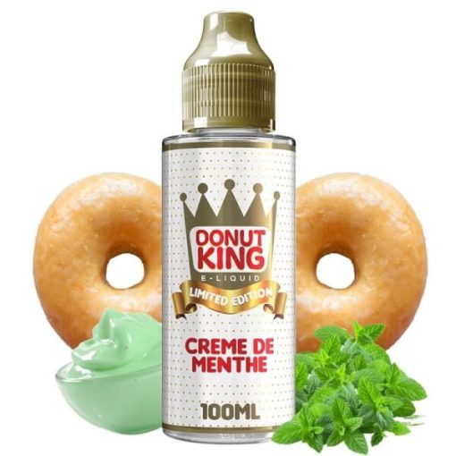 Donut King Limited Edition Creme De Menthe 100ml shortfill