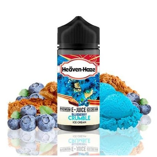 Heaven Haze Blueberry Crumble Ice Cream 100ml shortfill