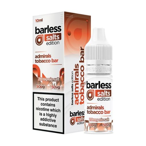 Barless Admirals Tobacco Bar 10ml 5mg/ml nicsalt