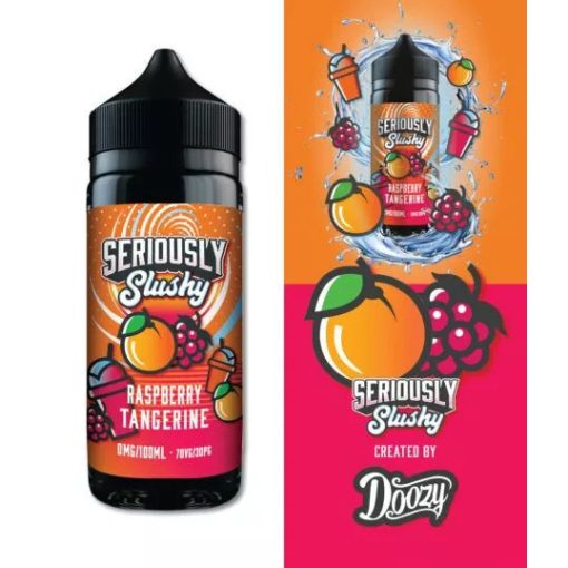 Doozy Vape Co Seriously Slushy Raspberry Tangerine 100ml shortfill