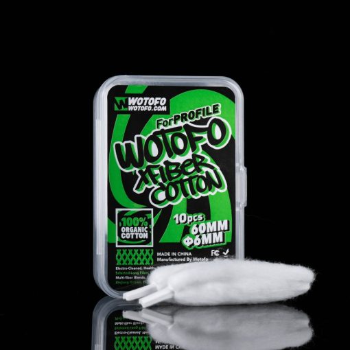 Wotofo Xfiber Cotton vatta 6mm (10pcs)