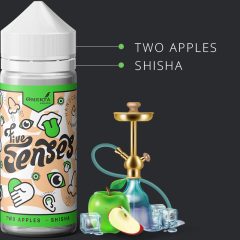 [Kifutott] 5-Senses Two Apples Shisha 30ml aroma
