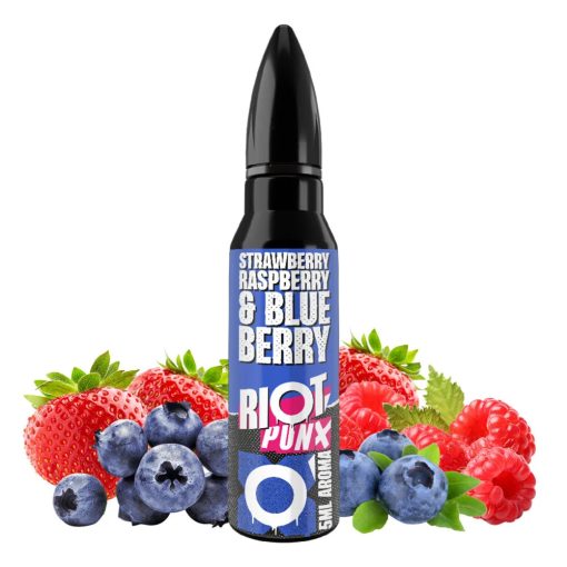[Kifutott] Riot Squad PUNX Strawberry, Raspberry & Blueberry 5ml aroma