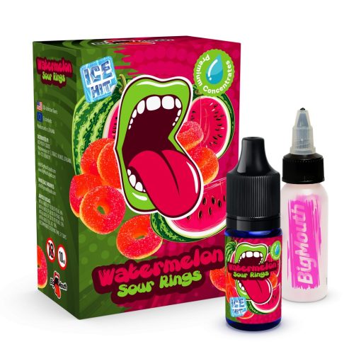 Big Mouth Watermelon Sour Rings Ice Hit 10ml aroma