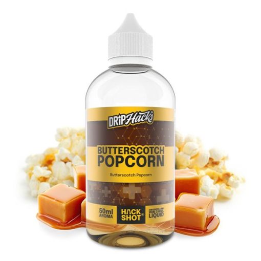 [Kifutott] Drip Hacks Butterscotch Popcorn 50ml aroma