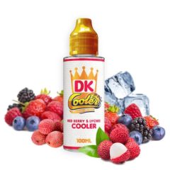 Donut King Cooler Red Berry and Lychee 100ml shortfill