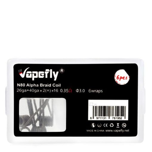 Vapefly N80 Alpha Braid Coil 0,35ohm (6pcs)
