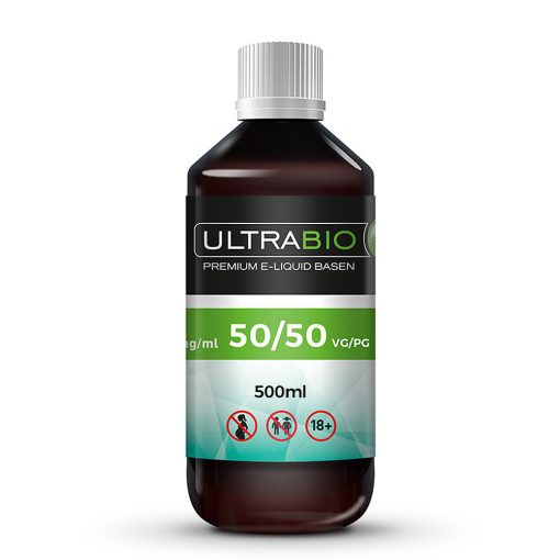 Ultrabio 50PG/50VG 500ml nicotinefree base