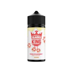 Glazed King Fresh Strawberry & Cream 100ml shortfill